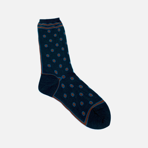 Polka Dot Socks Green