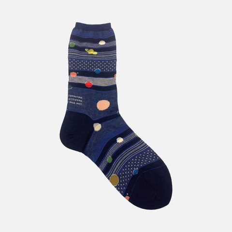 AM-766 Socks Planet Orbit Navy