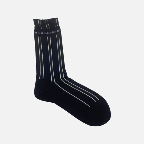 AM-767 Socks Alternative Stripe Black