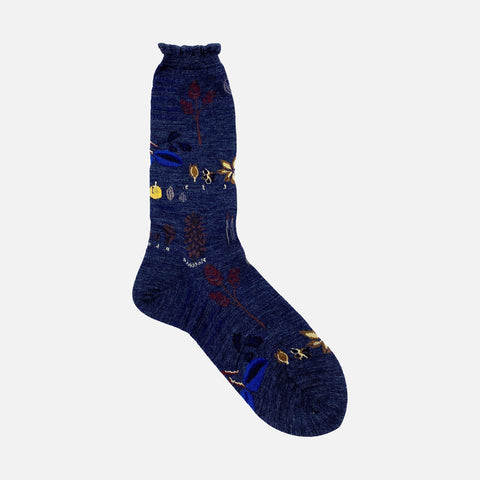 Botanical Socks Charcoal