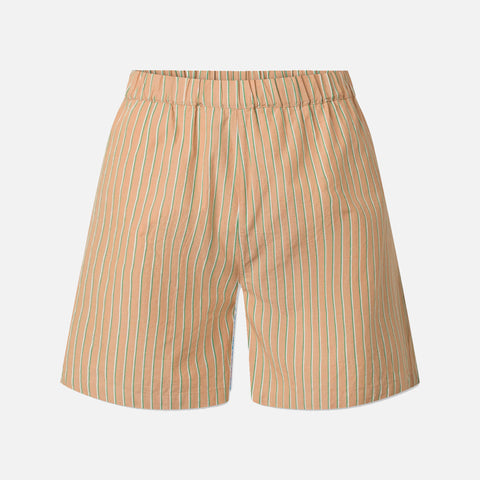 Alessandra Cotton Shorts Brown Stripe