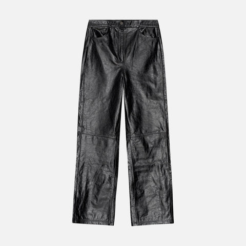 Alex Leather Pants Black