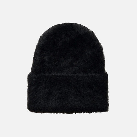 Alpaca Knit Beanie Black