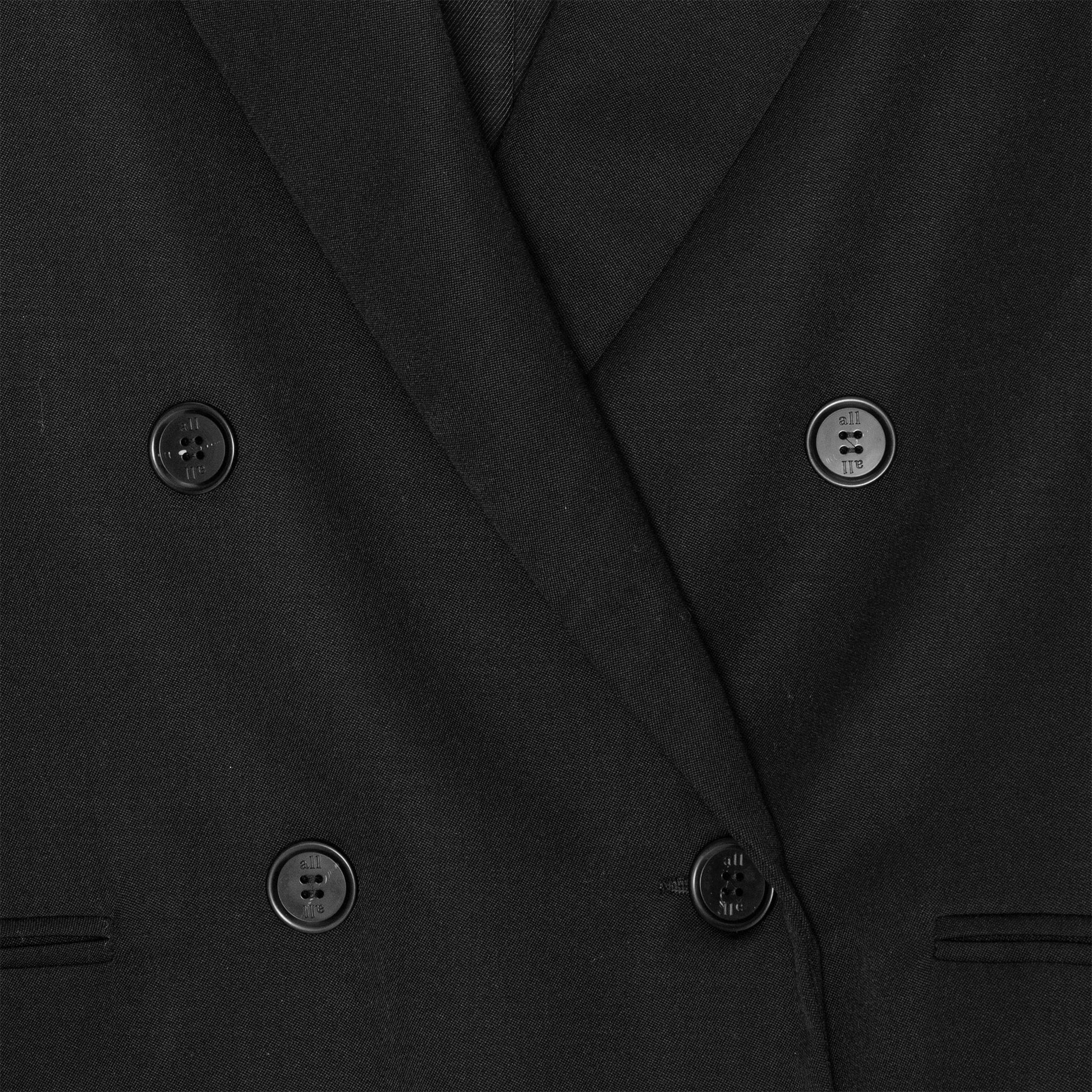 Andy Blazer Dobby Wool Black
