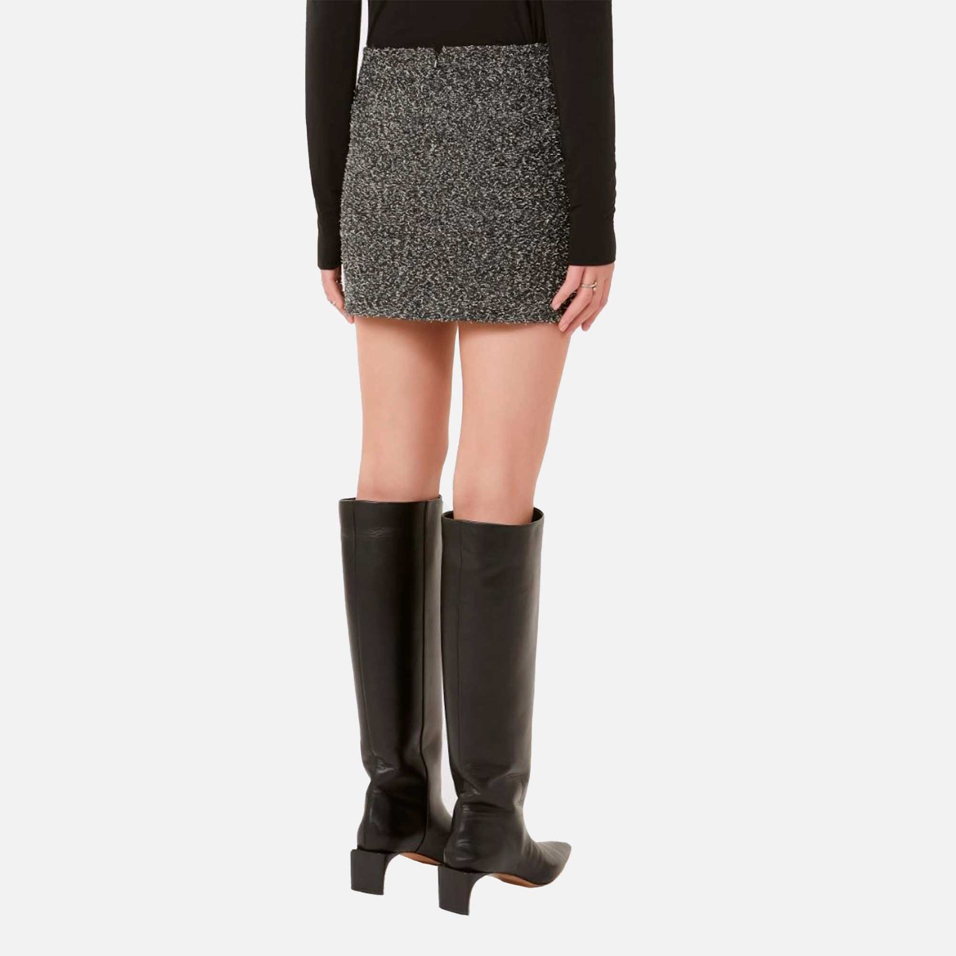 Anemone Mini Skirt Black