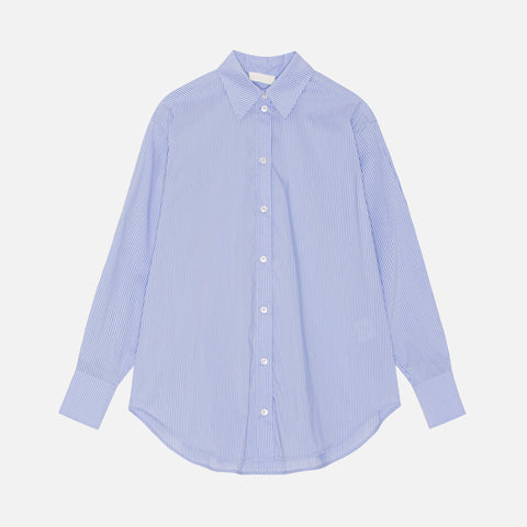Arthur Shirt Blue/White Stripe