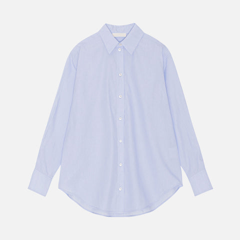 Arthur Shirt Blue/White Stripe