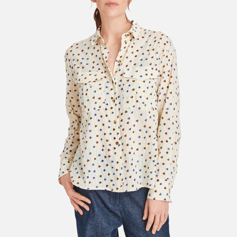 Artie Shirt Bleached Denim