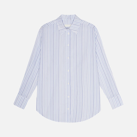 Artura Shirt Multi Stripe White/Blue