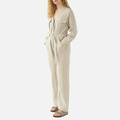 Linen Boiler Suit Nature