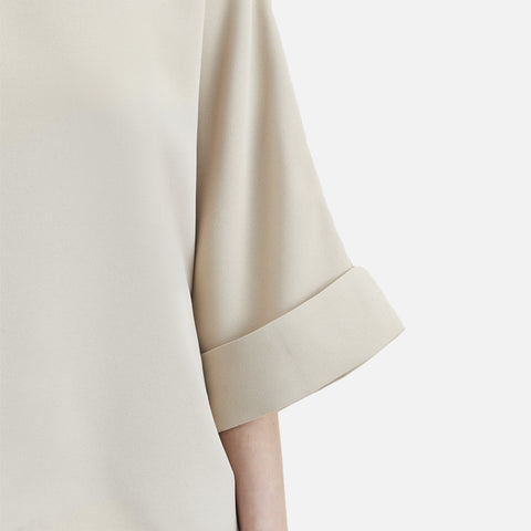 Bailee Crepe Georgette Blouse Dune