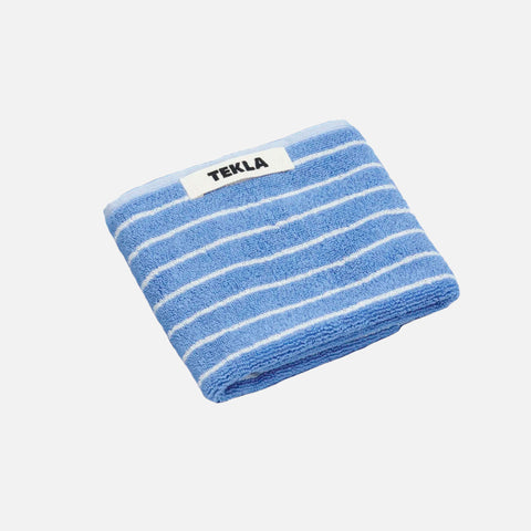 Bath Towel Clear Blue Stripes