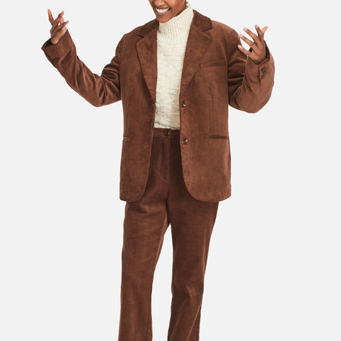 Beckett Blazer Dark Brown