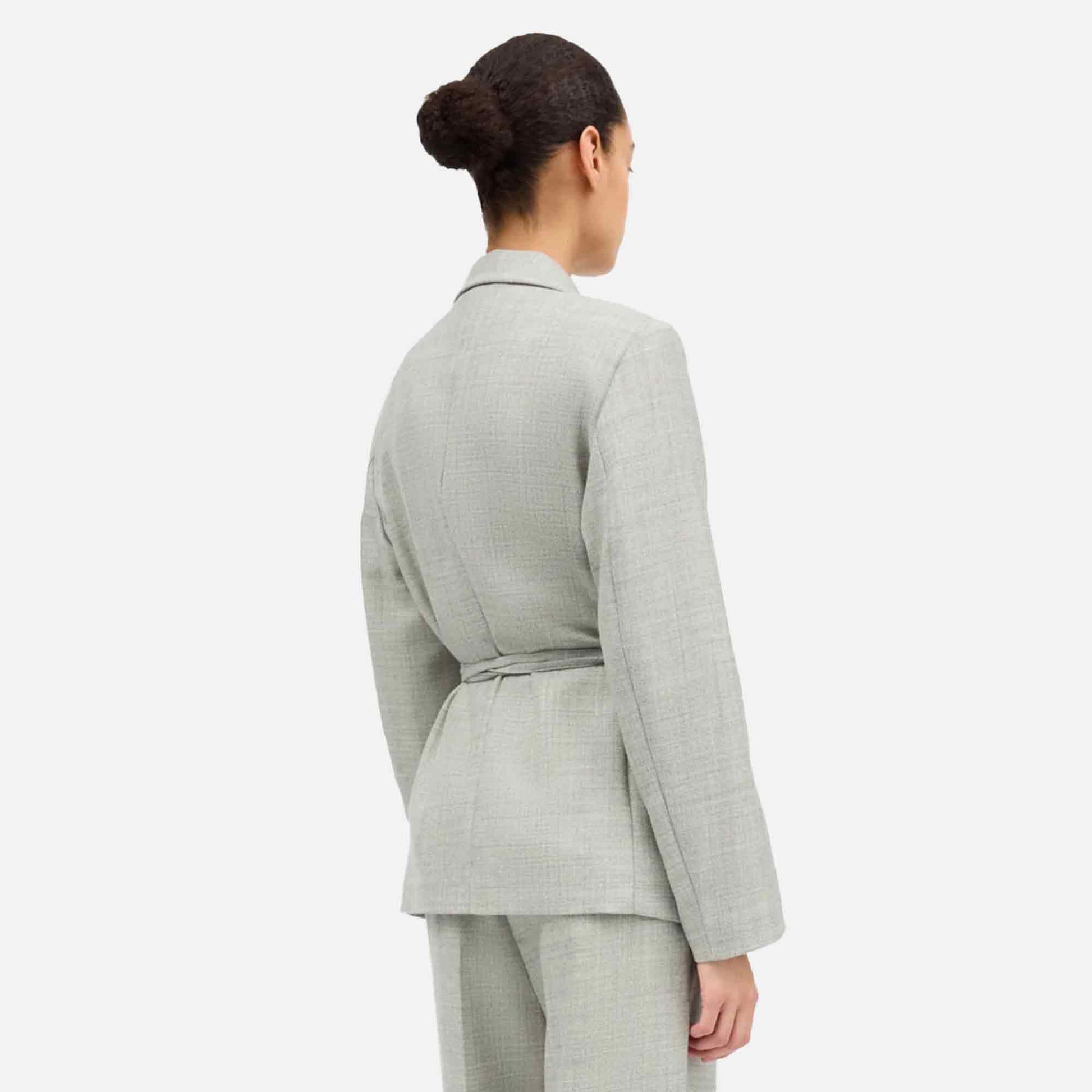 Bella Blazer Light Grey Melange