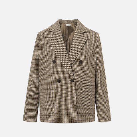Belma Blazer Brown Check