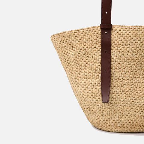 The Bianca Large Raffia Bag Natural