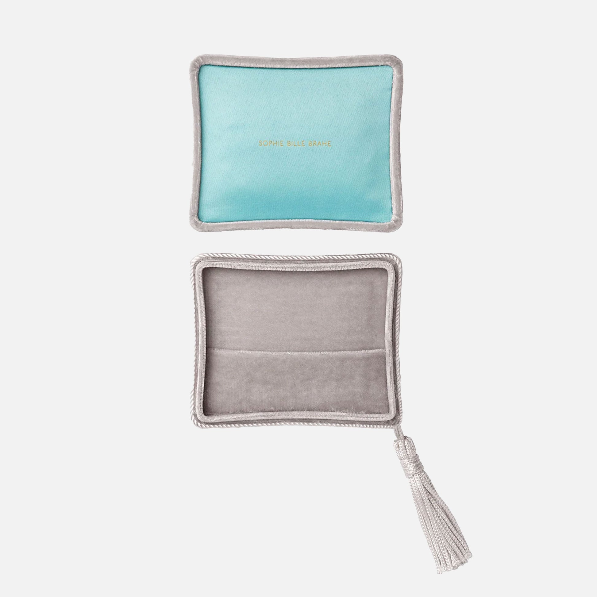 Velvet Jewellery Box Silver