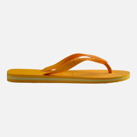 Brazil Logo Flip-Flops Pop Yellow