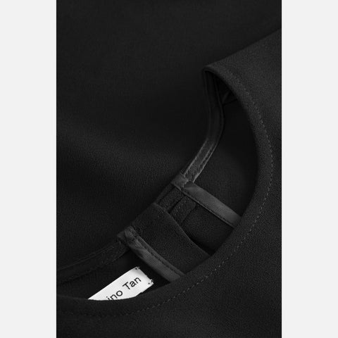 Brina Crepe Georgette Black