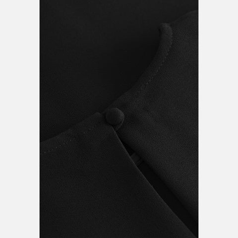 Brina Crepe Georgette Black