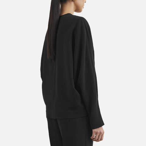 Brina Crepe Georgette Black