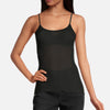 Cami Top Silk Rib Black