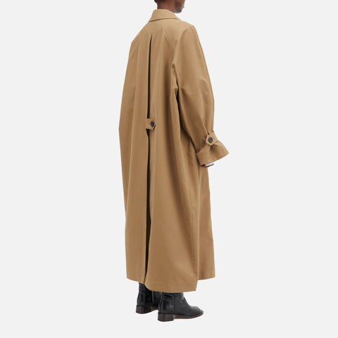 Caro Half Panama Coat Drab