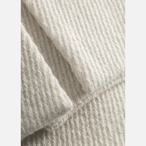 Cintia Heavy Twill Wool Coat Ivory