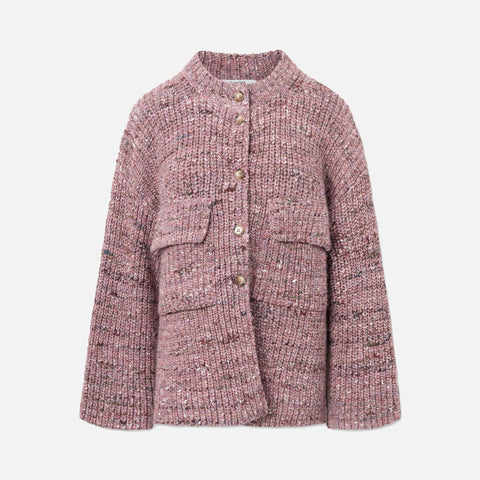 Claine Cardigan Soft Pink