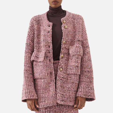 Claine Cardigan Soft Pink