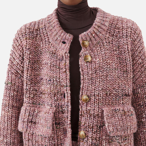 Claine Cardigan Soft Pink