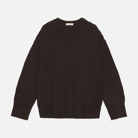 Colin Crewneck Sweater Chocolate