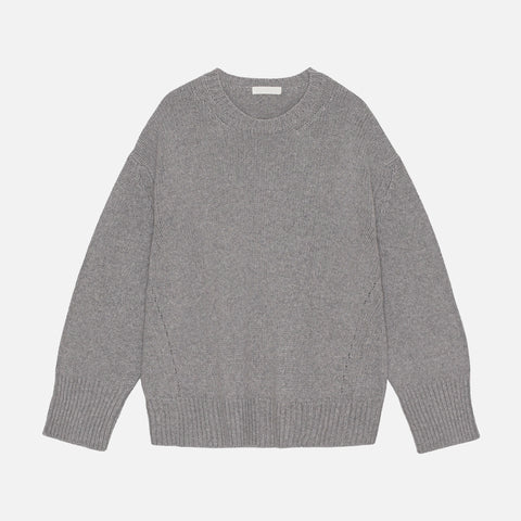 Colin Crewneck Sweater Grey Melange