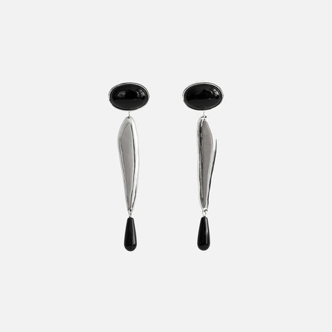 Collage Earrings Silver