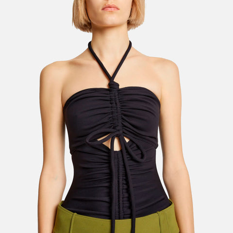 Compact Jersey Bodysuit Black