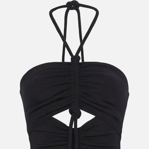 Compact Jersey Bodysuit Black