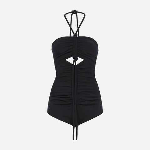 Compact Jersey Bodysuit Black
