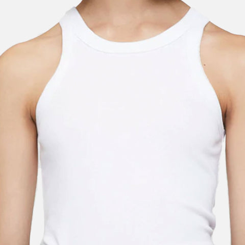 Curved Rib Tank White