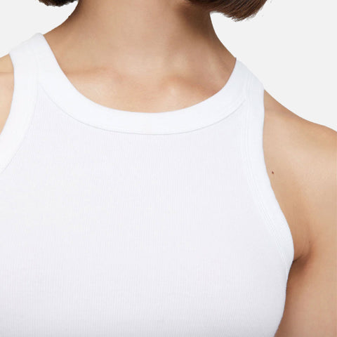 Curved Rib Tank White