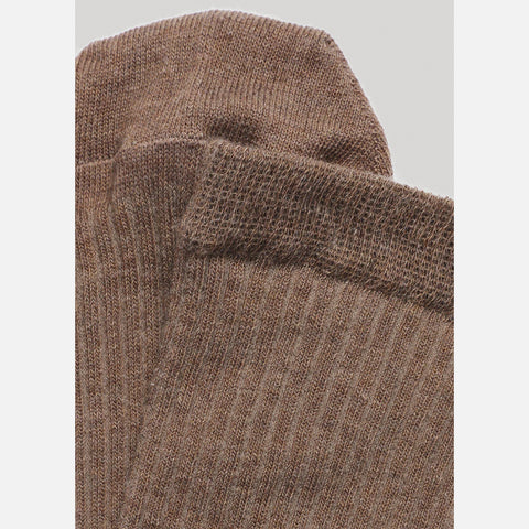 Mie Cashmere Socks Brown