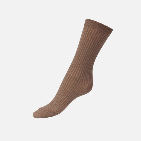 Mie Cashmere Socks Brown