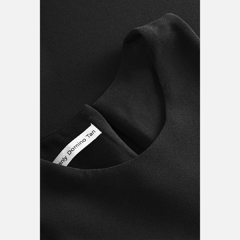 Dulcina Crepe Georgette Black