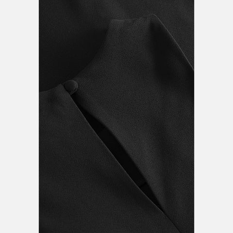 Dulcina Crepe Georgette Black