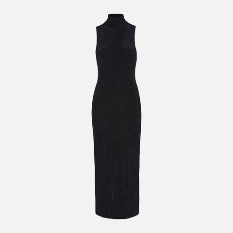 Dylan Turtleneck Dress Black