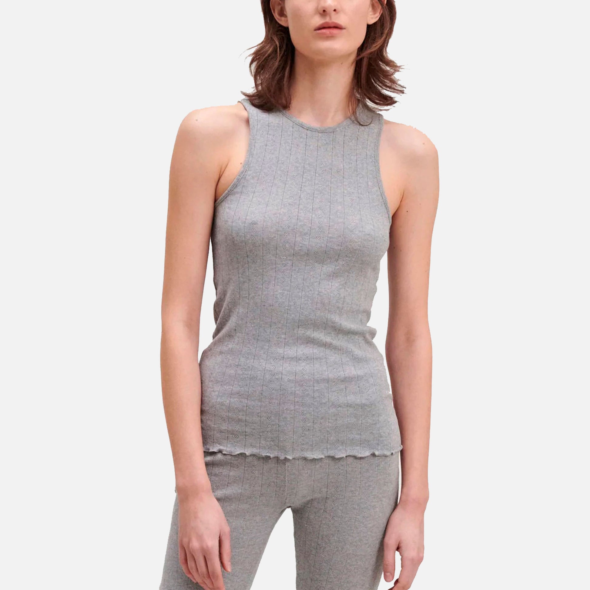 Edie Tank Top Grey Melange