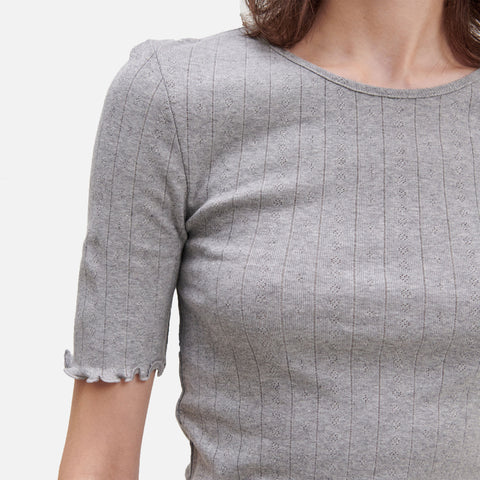 Edie Tee Grey Melange