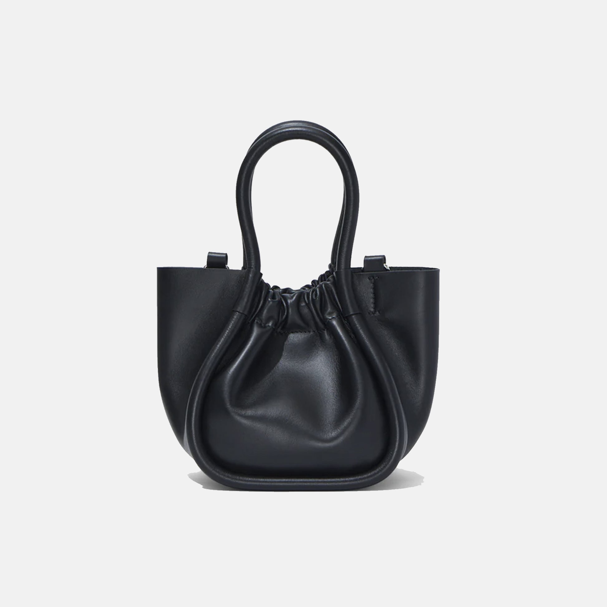 Extra Small Ruched Tote Black
