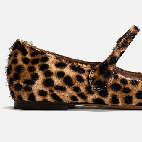 Fifi Ballerina Calf Hair Leopard