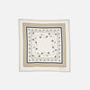 Floral Scarf 55x55 Ivory