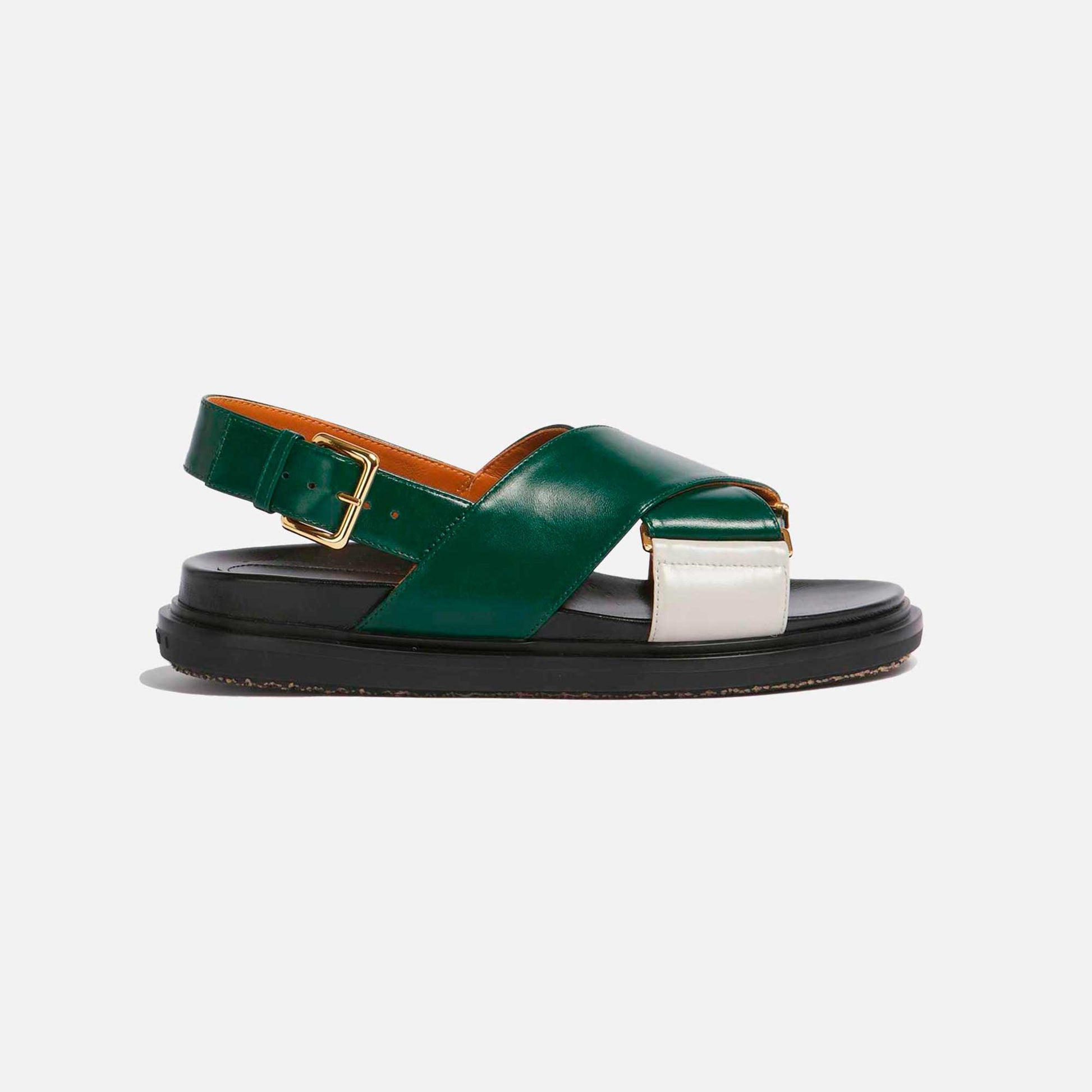 Fussbett Sandal Green/Chalk
